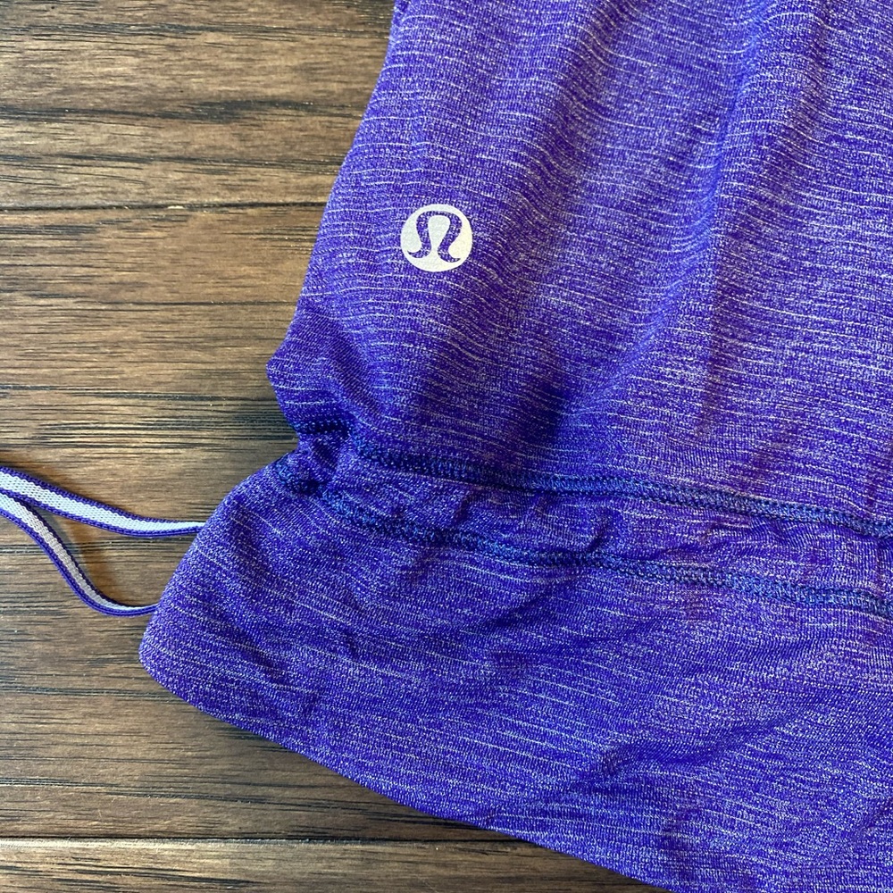 Size 8 Lululemon Bruised Berry Rest Less Tank - Picture 3 of 8